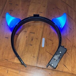 Go! Duke University Blue Devils Basketball Glow Light Up Horns Headband Costume
